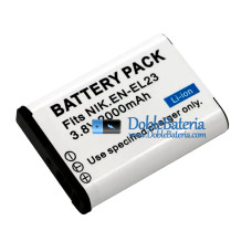 Batería para Nikon EN-EL23 COOLPIX P610S P600 P900S P900 B700 S810C [Batería de repuesto]